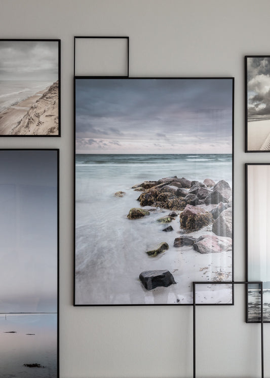 Billedevæg med naturplakater