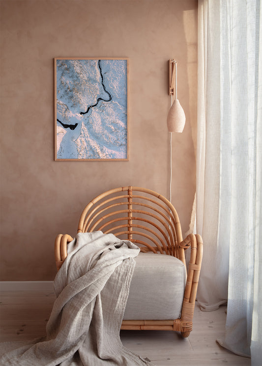 Plakat af Vinter ved Vesterhavet