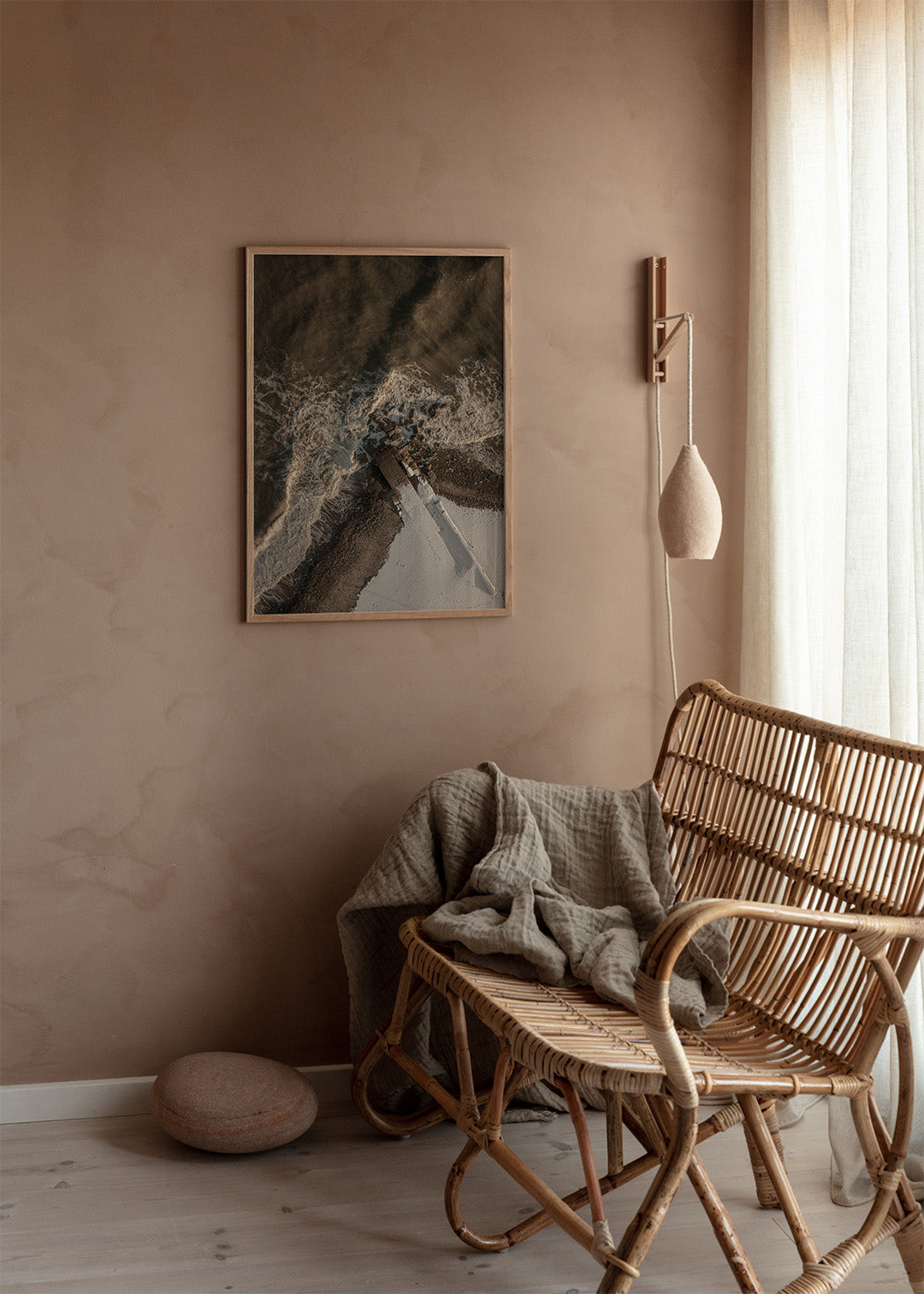 Klitmøller plakat – Høfden ved fiskerlejet – Danmark