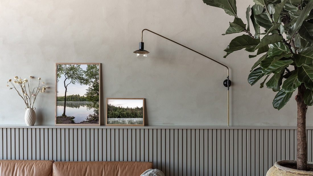 Boligindretning med naturplakater