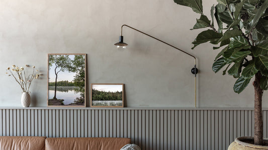 Boligindretning med naturplakater