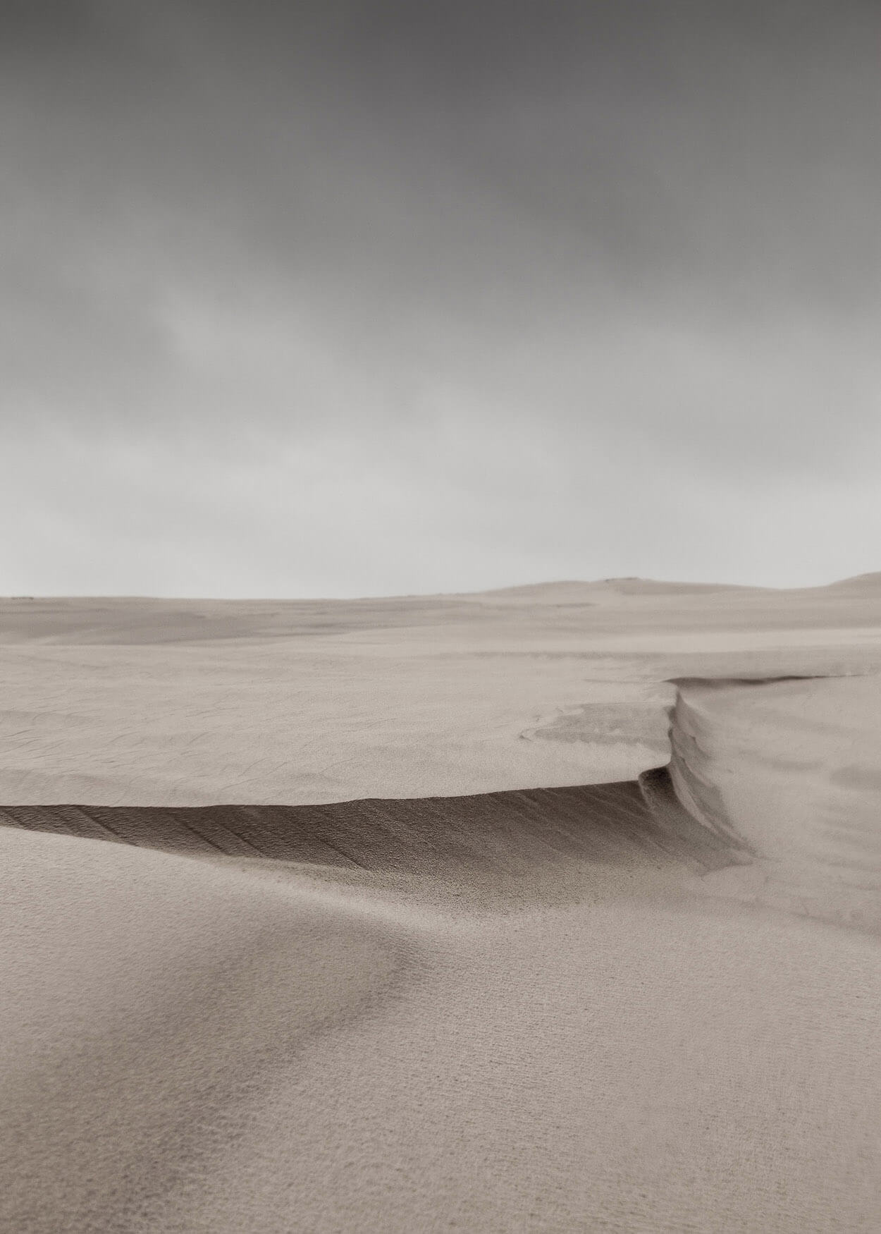 Natur fotografi af sand i Råbjerg Mile