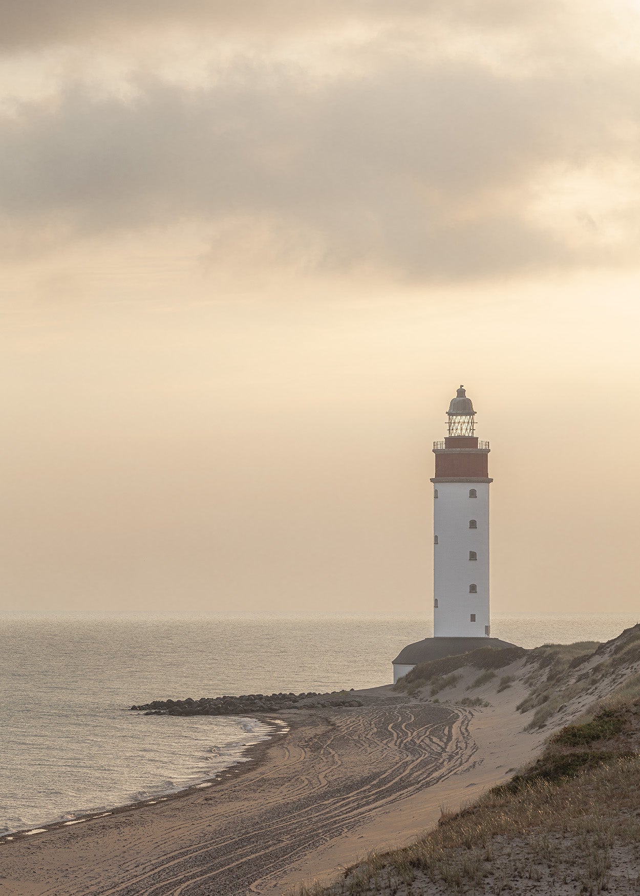 Fotografi med Anholt fyrtårn