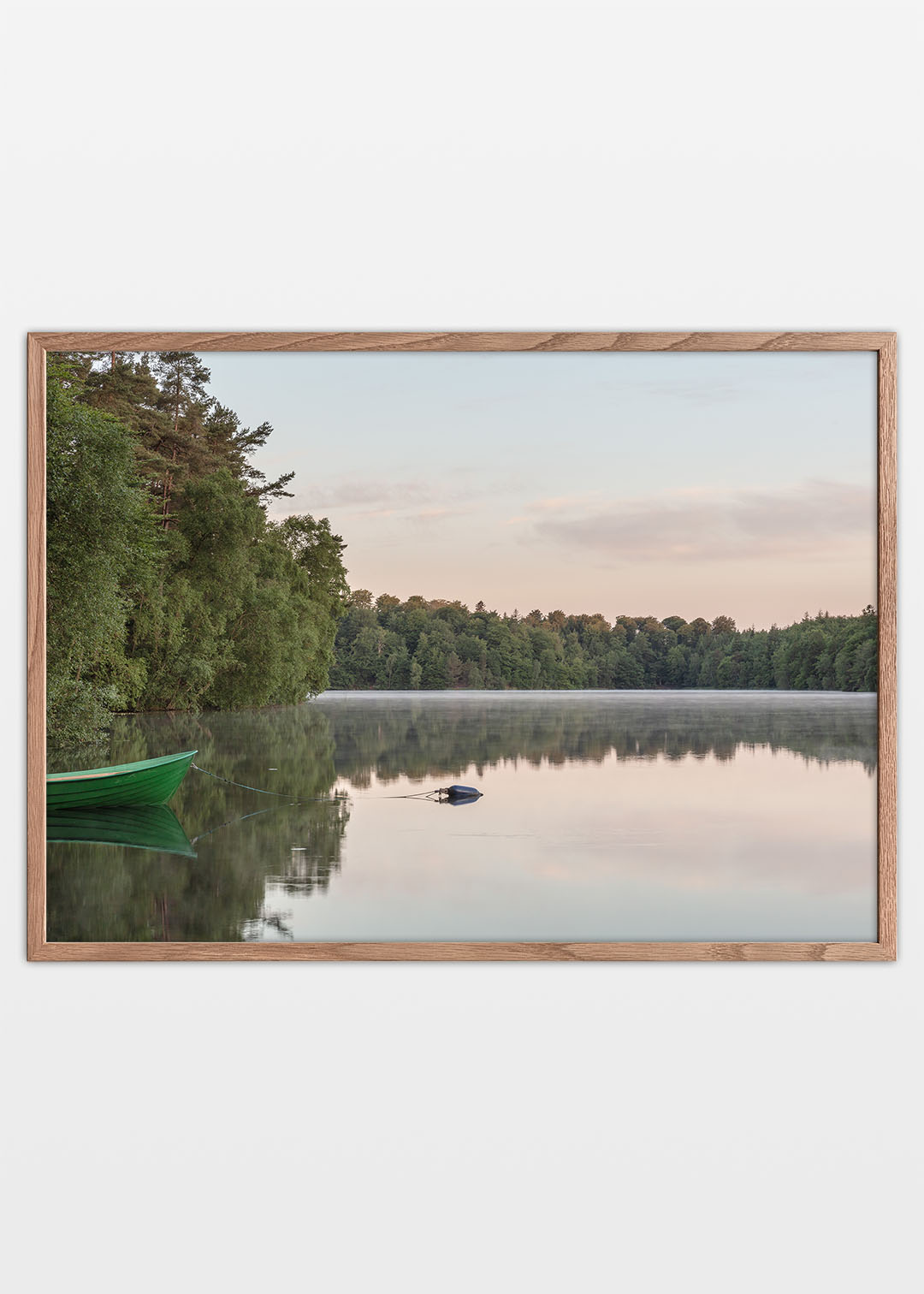 Silkeborg plakat - Silkeborgsøerne med båd