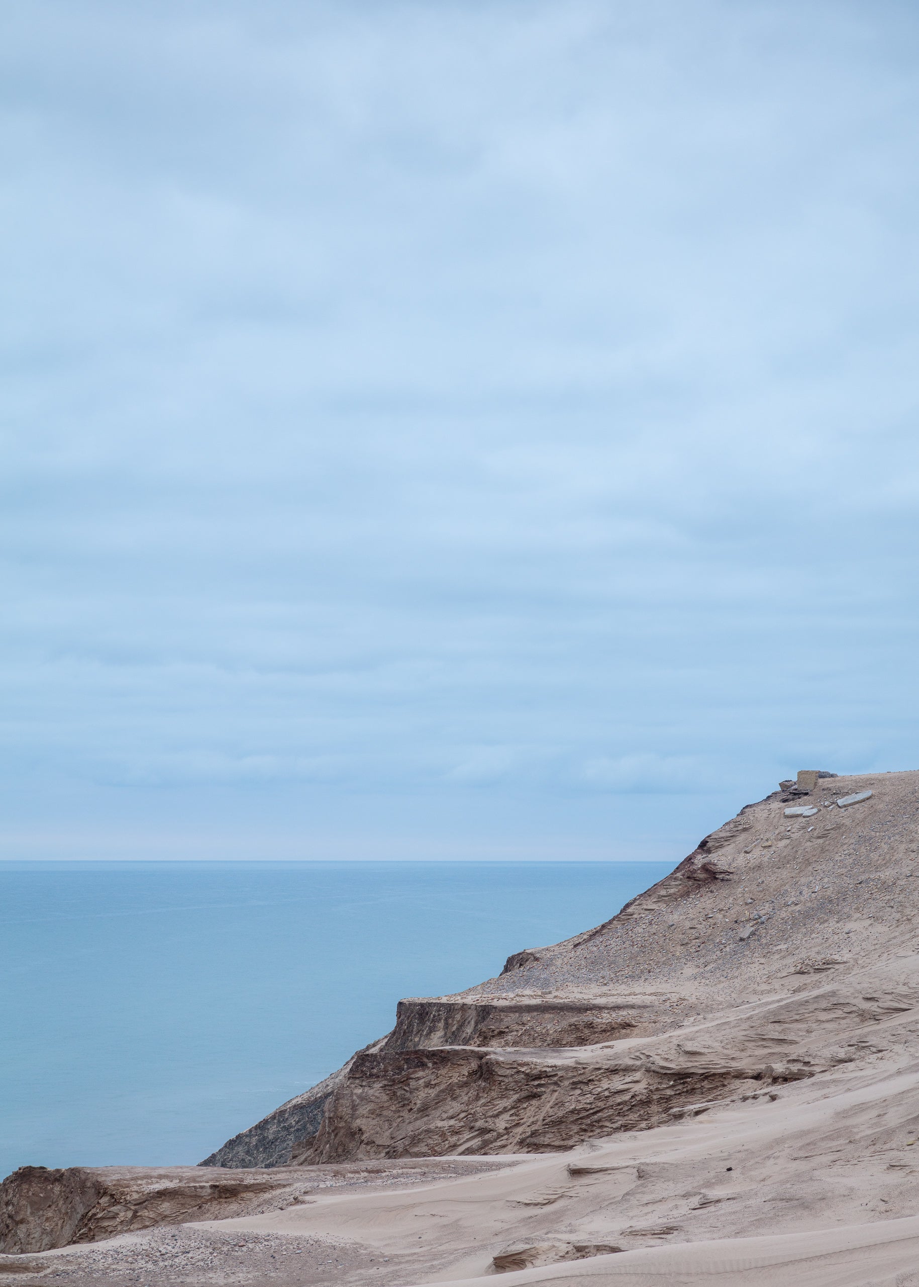 Fotografi af Rubjerg Knude i den Blå Time