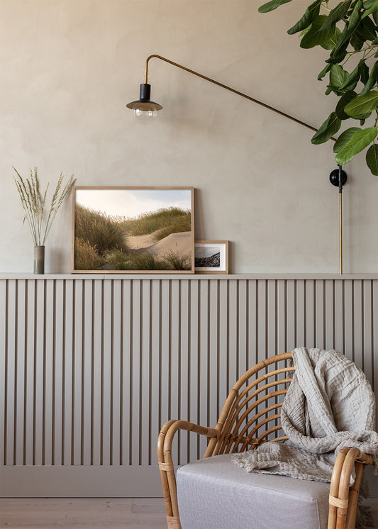 Stue med sommer klitter plakat