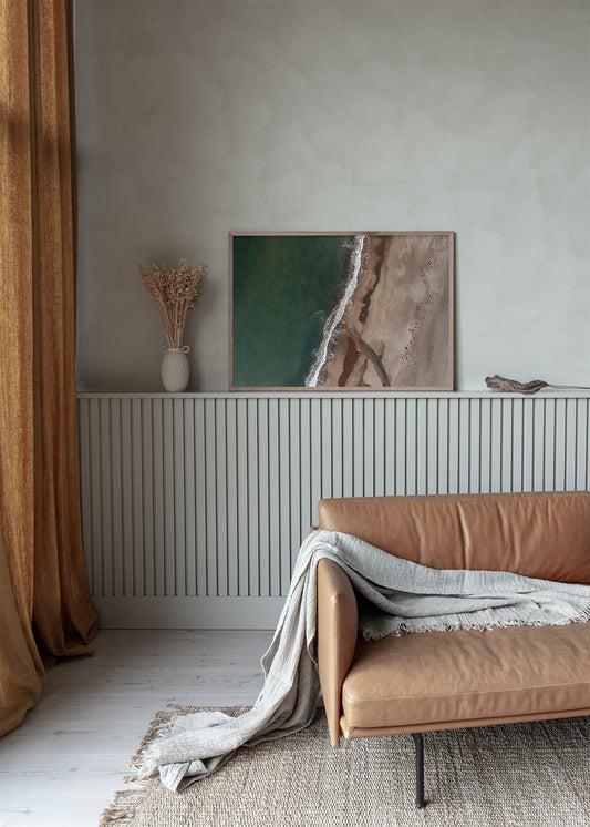 Vestkysten plakat – Vesterhavet ved Klitmøller i Thy