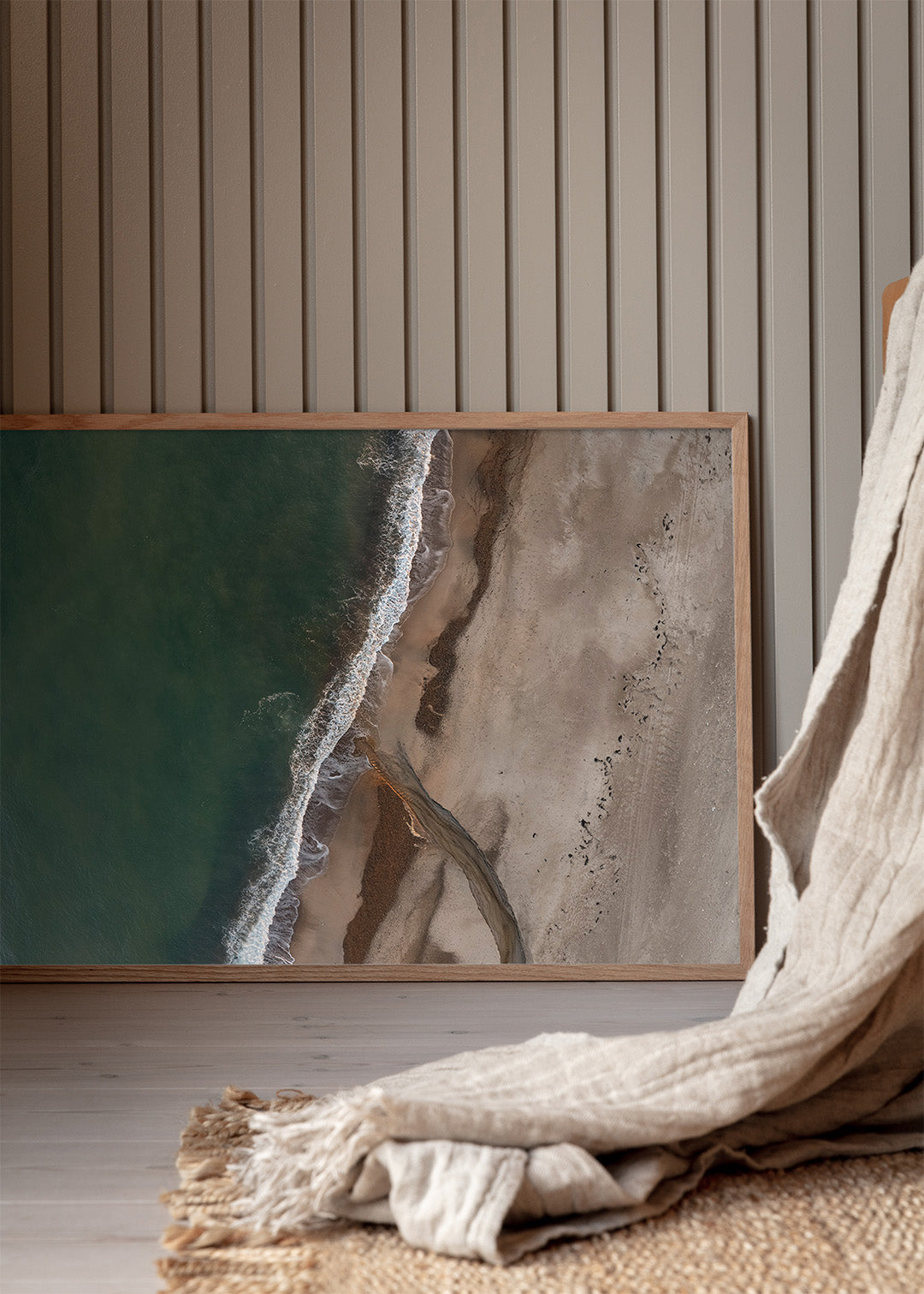 Vestkysten plakat – Vesterhavet ved Klitmøller i Thy