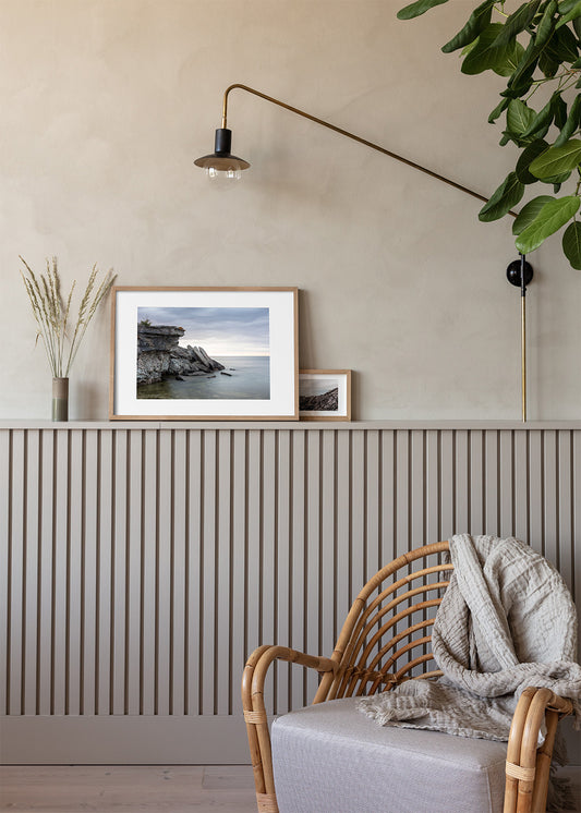 Fotografisk plakat af kysten ved Herrvik, Gotland, Sverige – Foto Factory