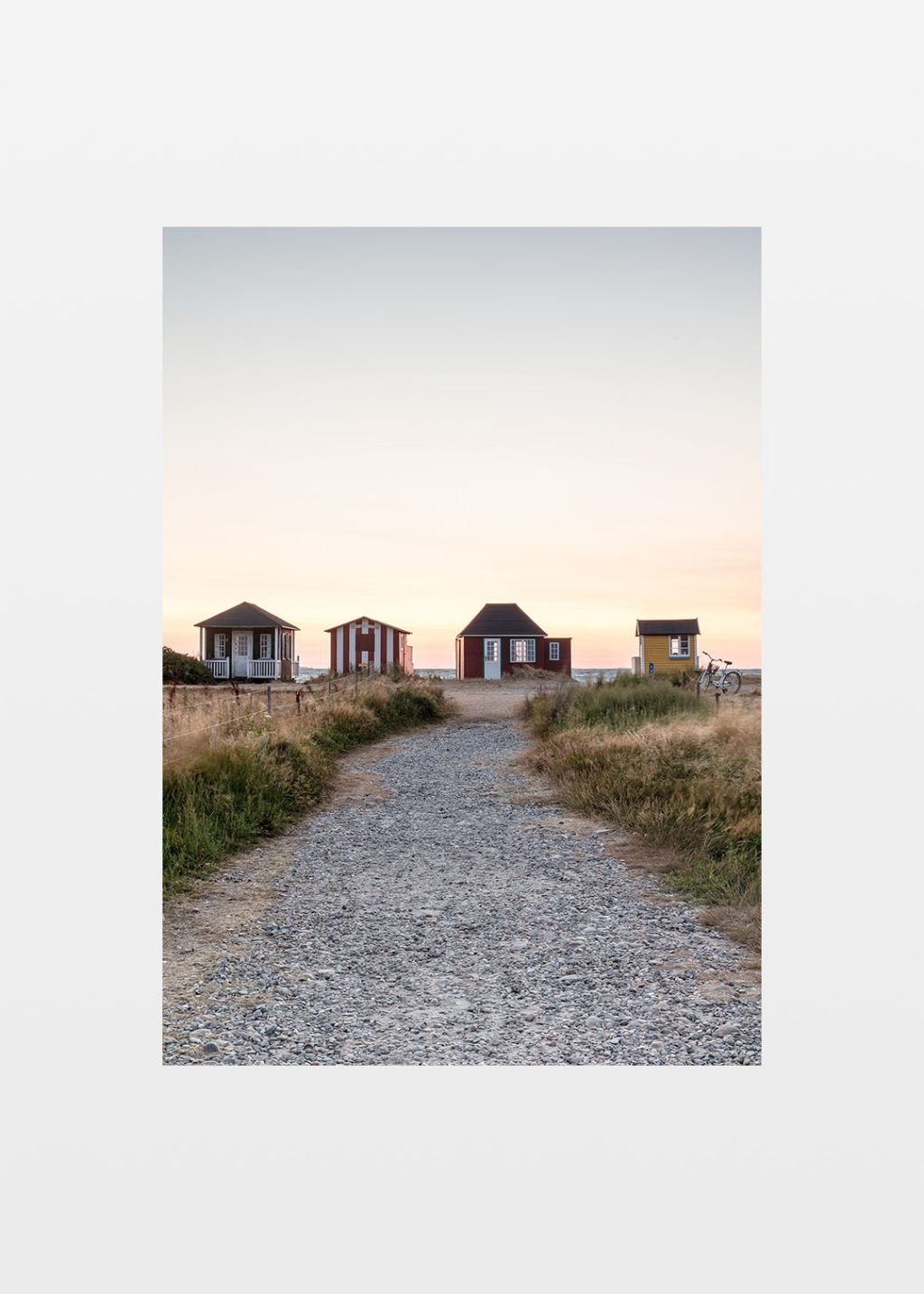 Strandhuse plakat fra Ærø