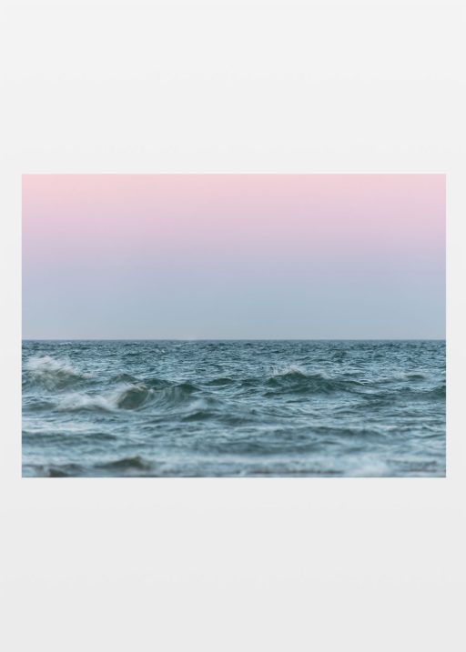Plakat med Skagens bølger