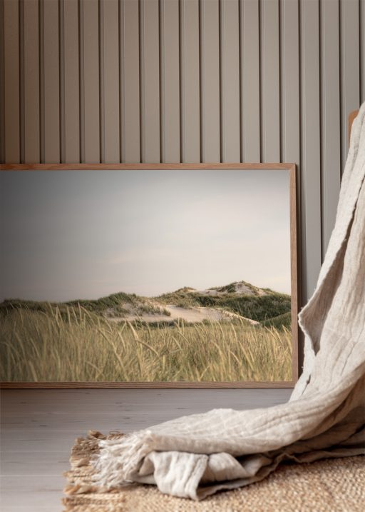 Indret værelse med klit plakat fra Danmark