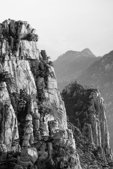 Fotokunst af Bjerge i Kina